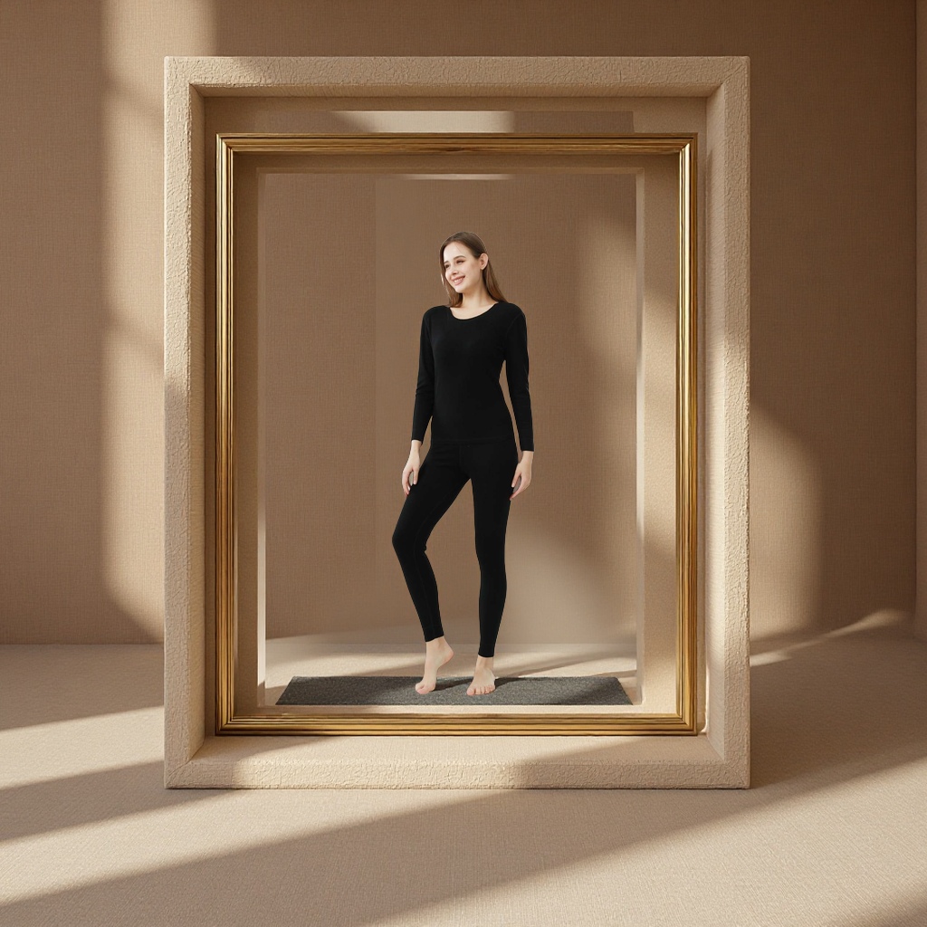 雪中飞无痕加厚保暖内衣套装 秋冬舒适贴身透气防寒家居服