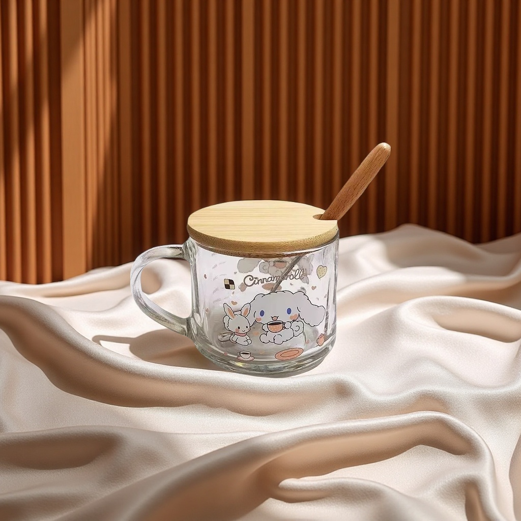 Glass juice cup, household transparent drink cup, portable cold drink water cup, creative, simple and durable Application Scenario