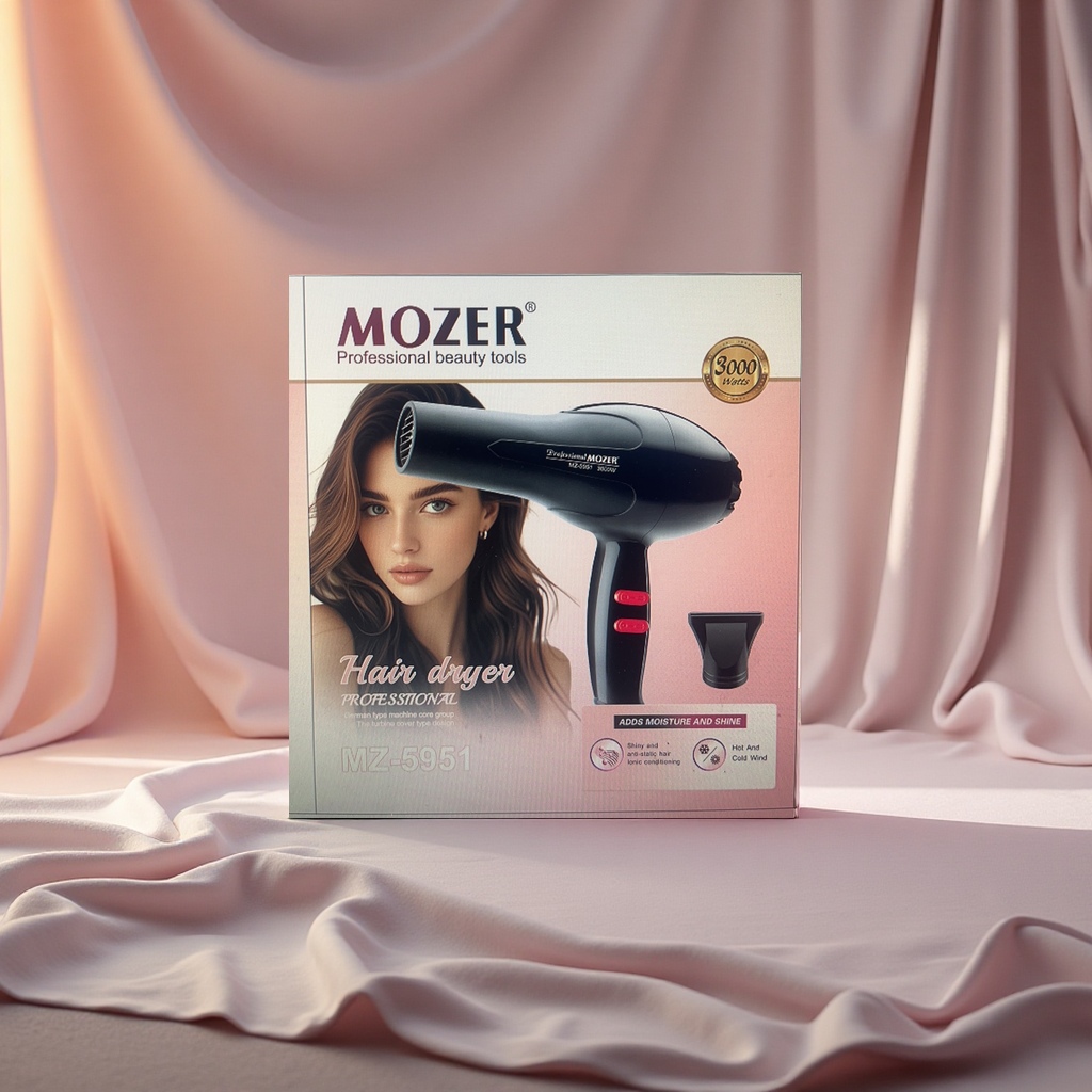 家用吹风机 快速干发护发冷热风便携静音吹风机细节图