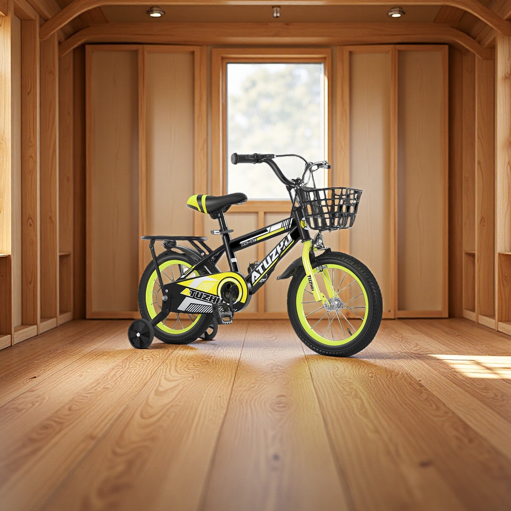 批发新款儿童自行车3-9岁男宝宝女童14寸16寸18寸小孩脚踏大童车