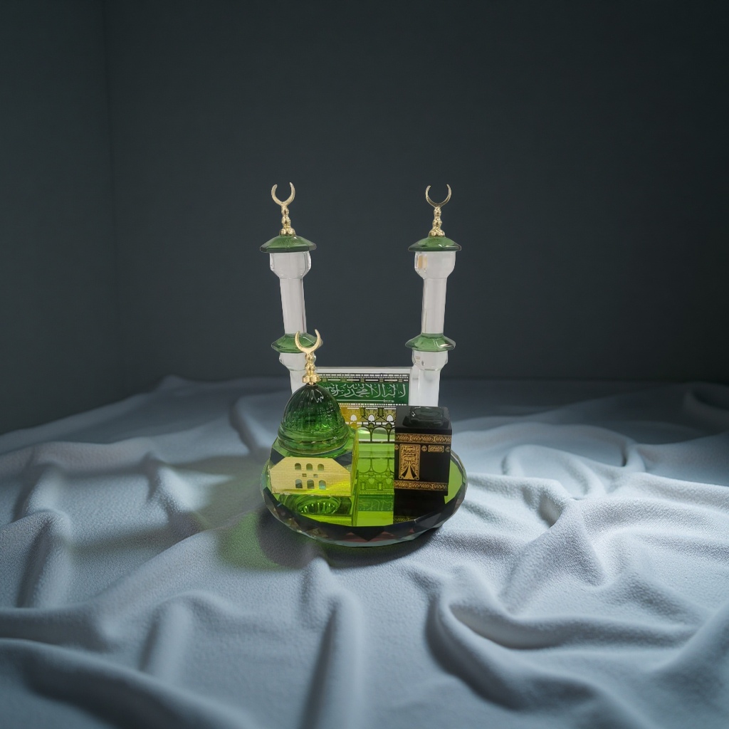 水晶工艺品摆件 穆斯林的葬礼，高档礼品，7804—15