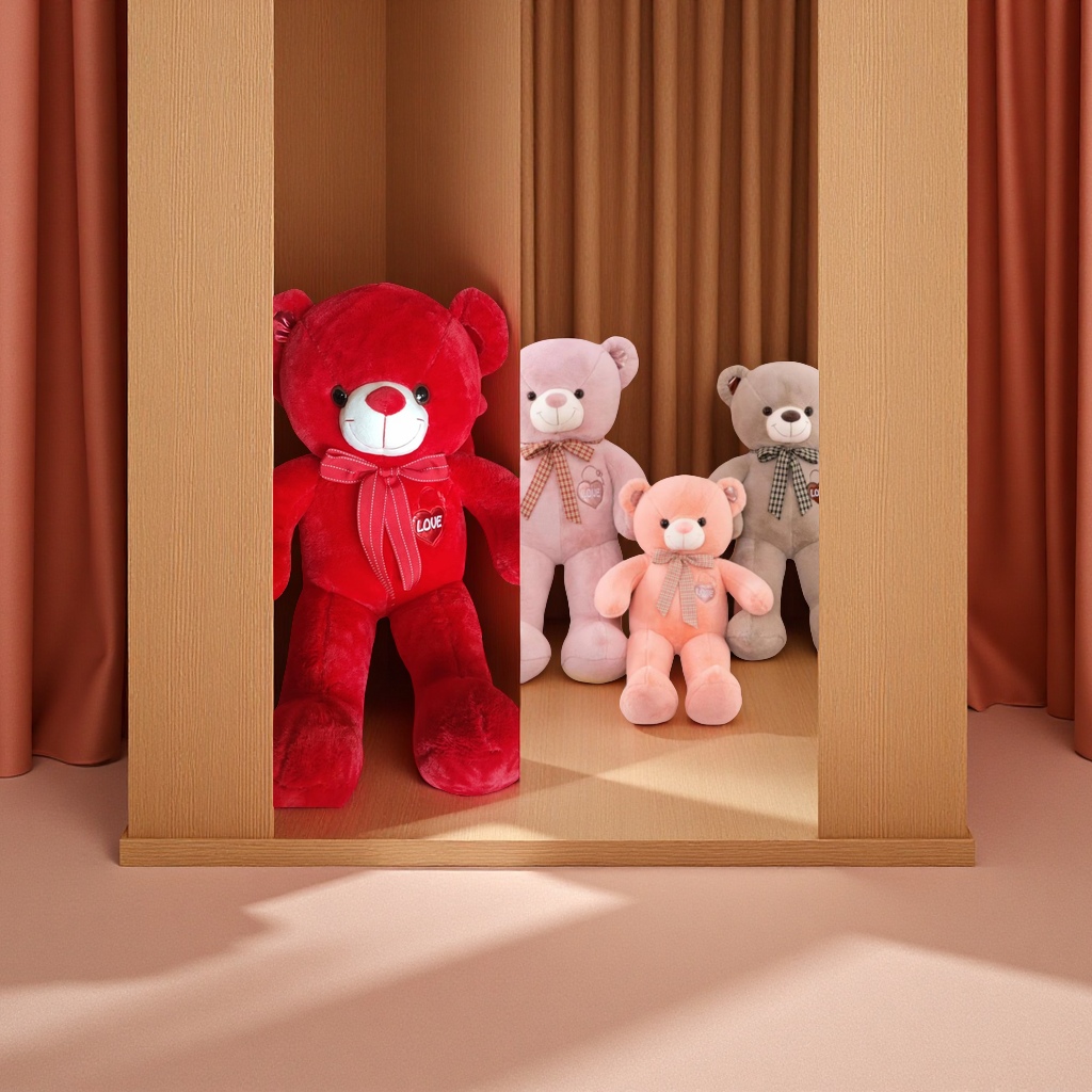 可爱毛绒玩具熊抱抱熊公仔生日礼物儿童玩偶居家摆件柔软舒适毛绒玩具细节图