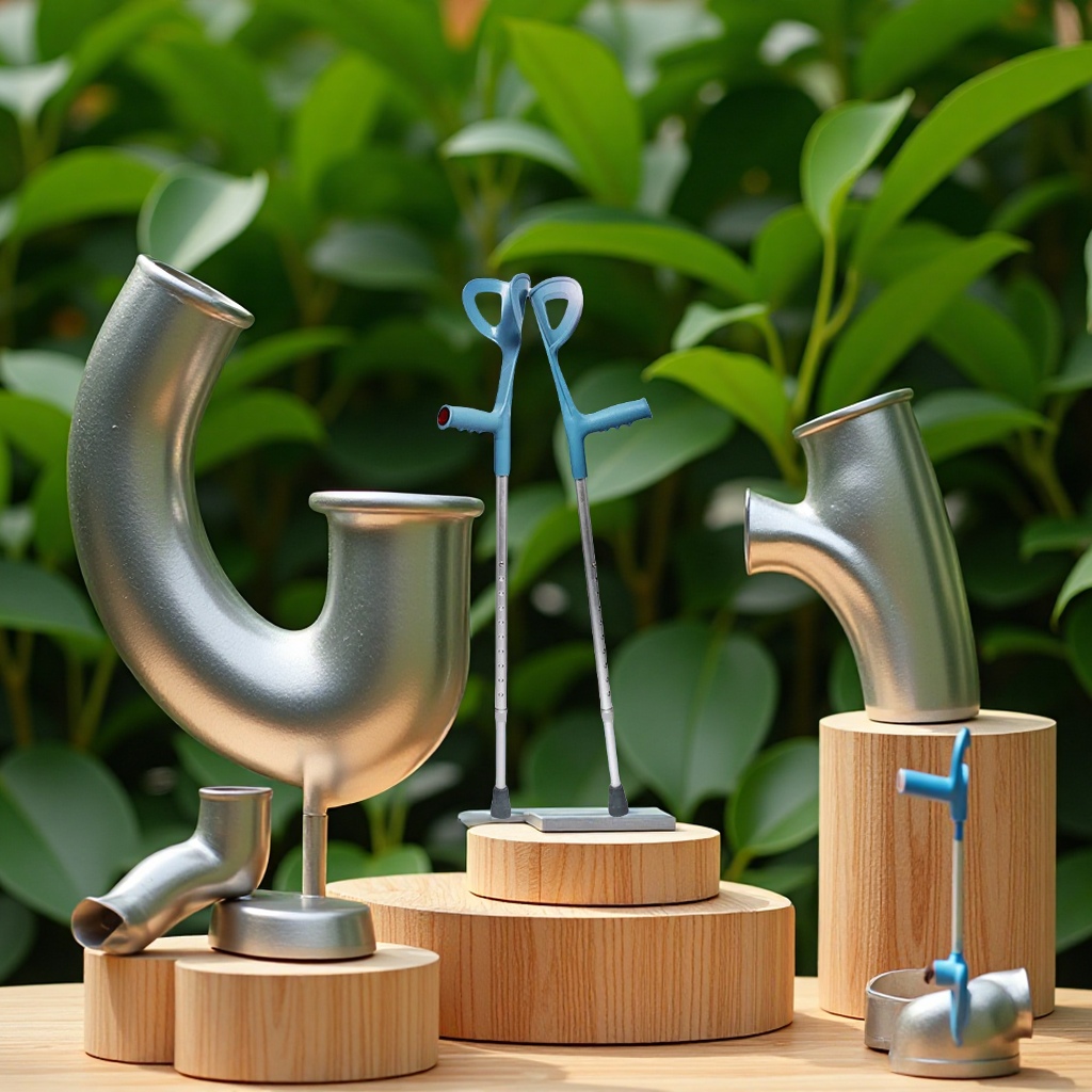 铝合金可调节轻便助行肘拐单个手臂式拐杖独立腋下拐杖滑雪杖登山杖