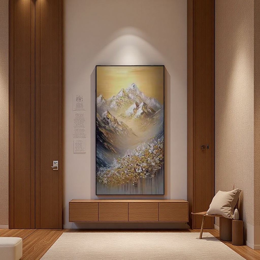 新款工艺玄关画产品图