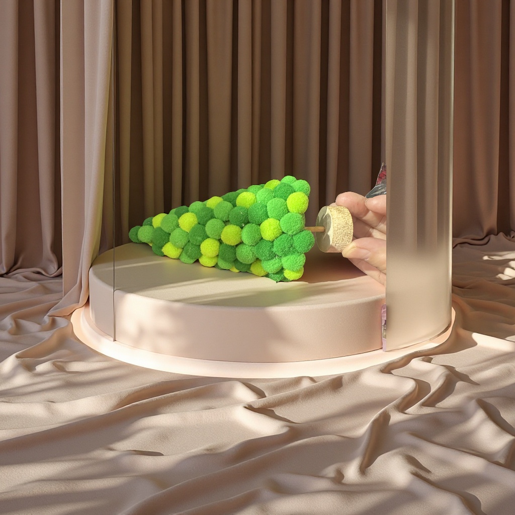 圣诞松塔 节日装饰摆件 圣诞树造型创意家居装饰品 松果元素环保材质