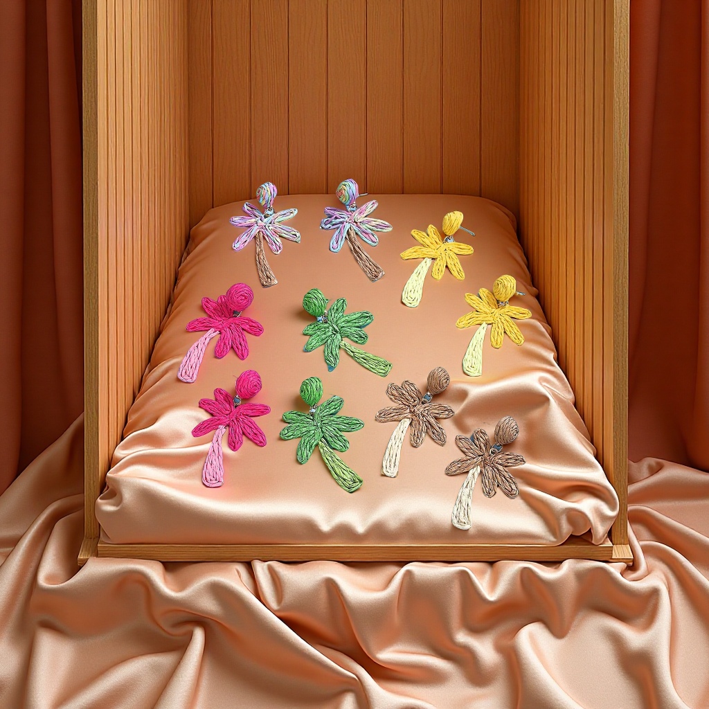 波西米亚风格复古耳环 女士个性百搭饰品 精致手工设计潮流配饰