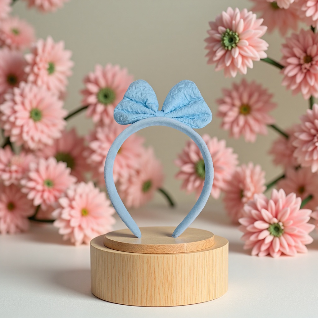 蝴蝶结发箍 头箍 简约百搭头箍 时尚发饰