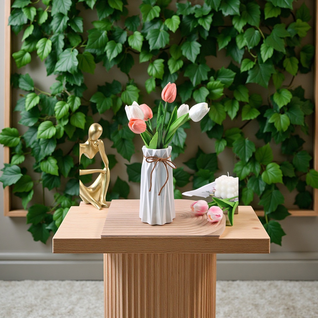 PU tulip simulation hand feel flower home decoration ornaments, wedding photography props, artificial flower simulation plant wholesale Application Scenario