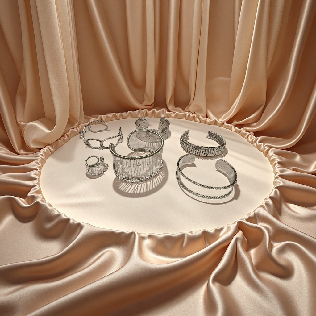 国潮时尚爆款锆石手镯新中式大气老钱风手镯爆款2025男女时尚手镯