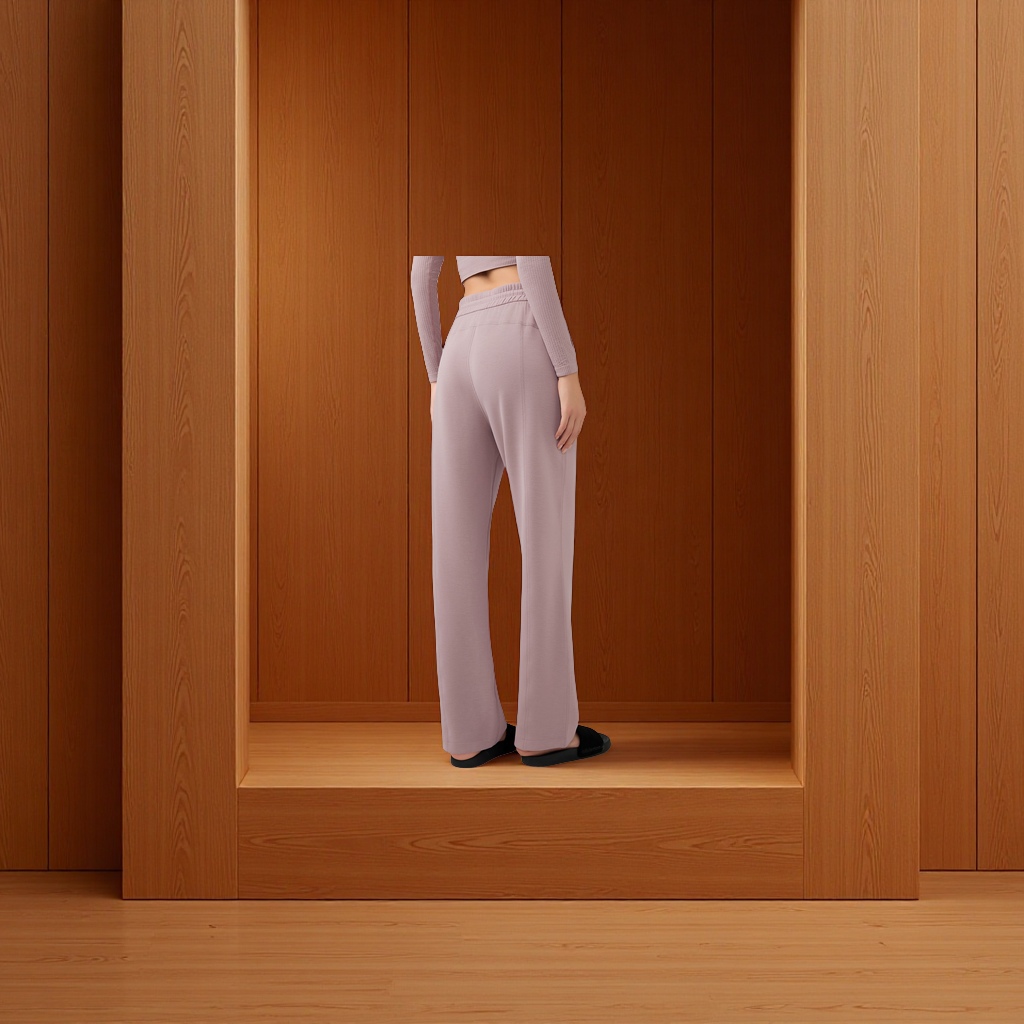 Casual pants for women in autumn and winter: High-waisted, slimming, skin-friendly, straight-leg, wide-leg sport pants. Loose and versatile DAW167 Specification image