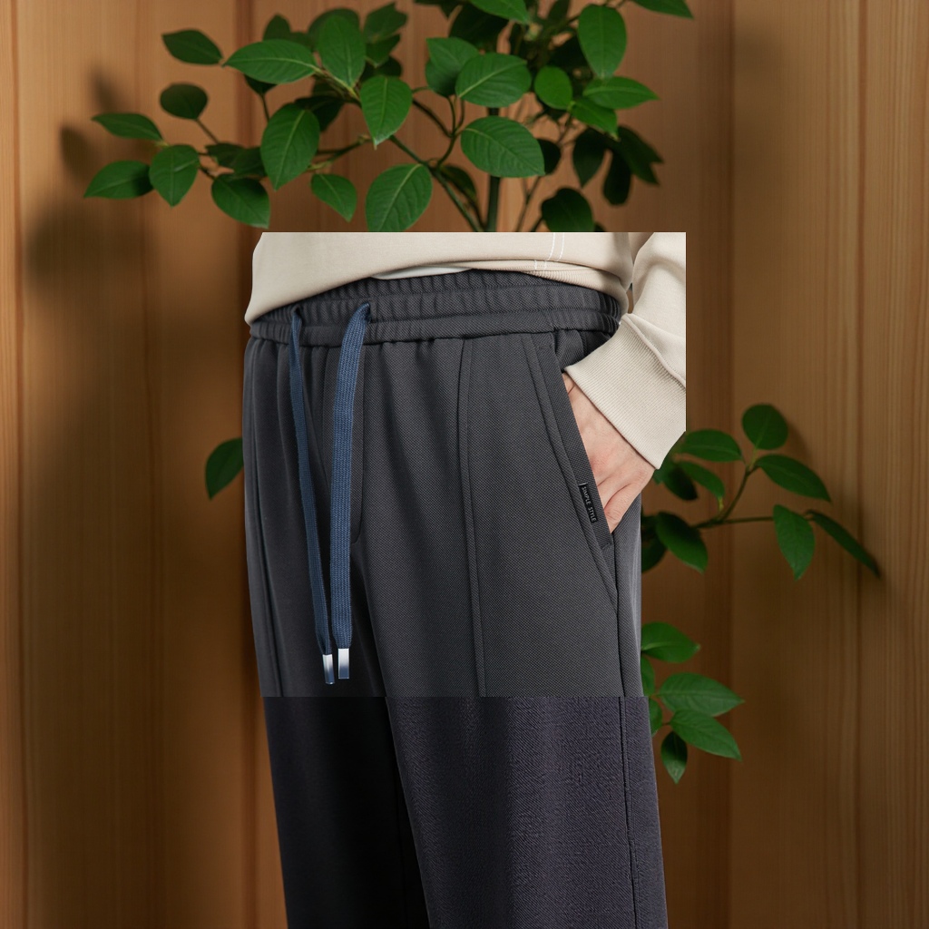 男式休闲裤实物图