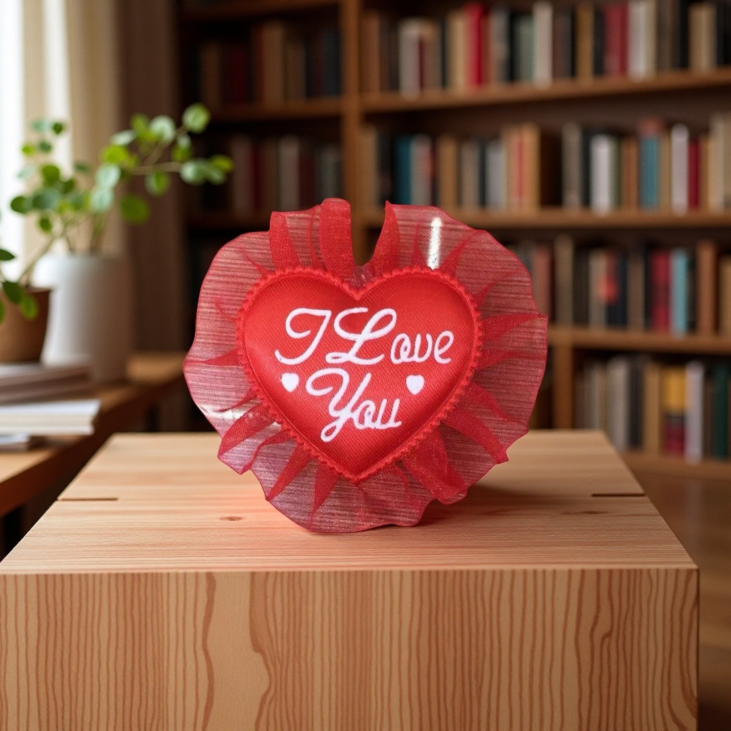 6.5公分宽布料 桃心花边装饰 手工DIY辅料 衣物点缀设计细节图