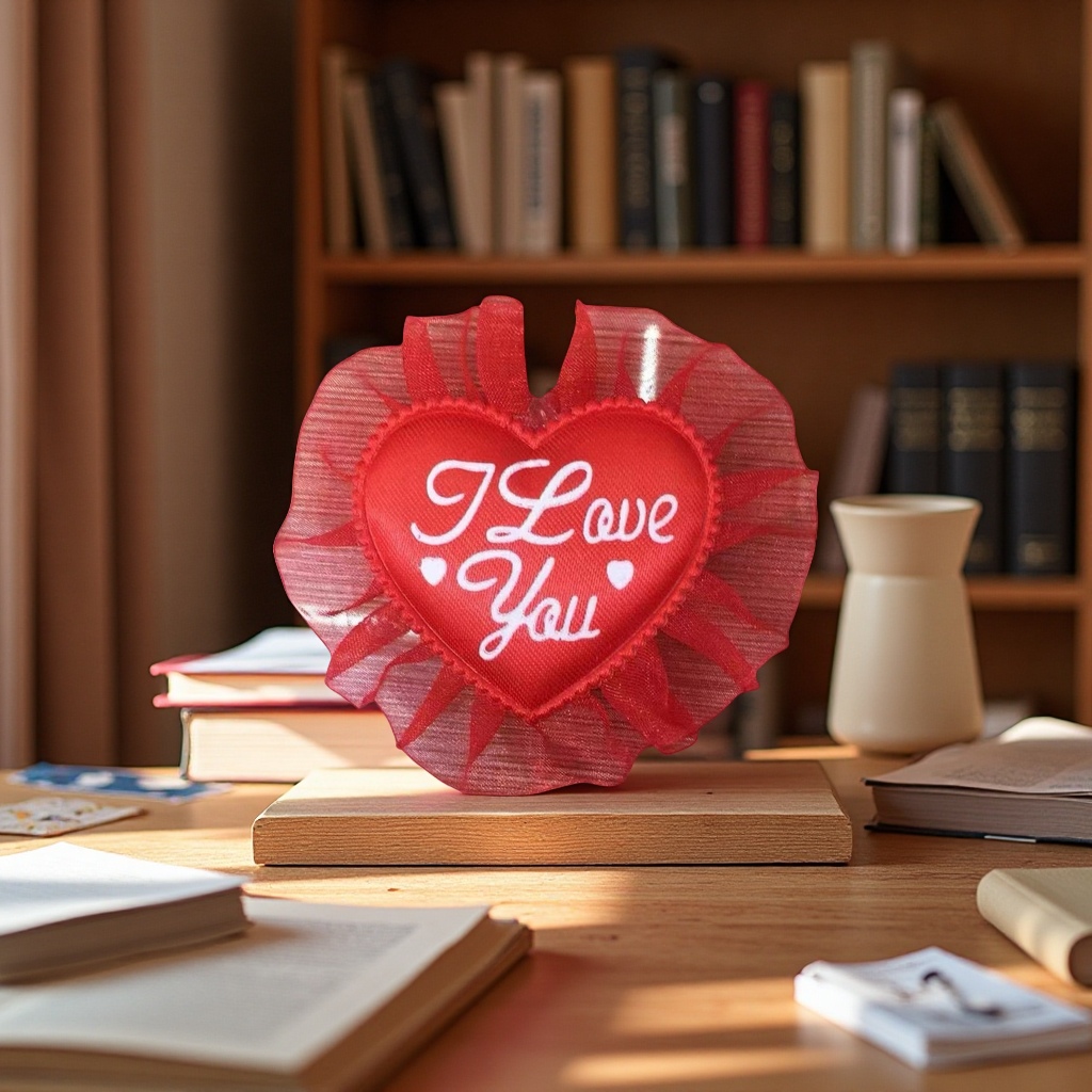 6.5公分宽布料 桃心花边装饰 手工DIY辅料 衣物点缀设计