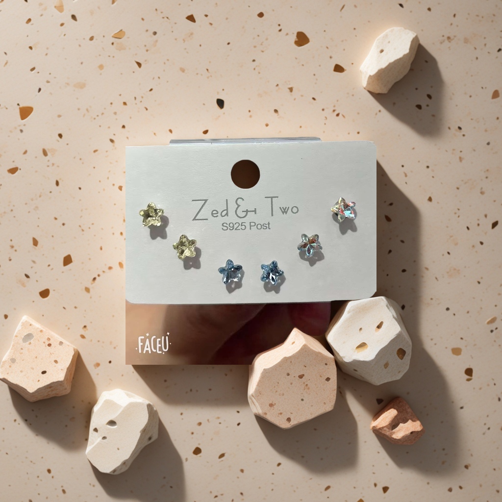 新欧时尚流行五星流行三对装新欧时尚耳钉美丽不止一点点新欧时尚饰品