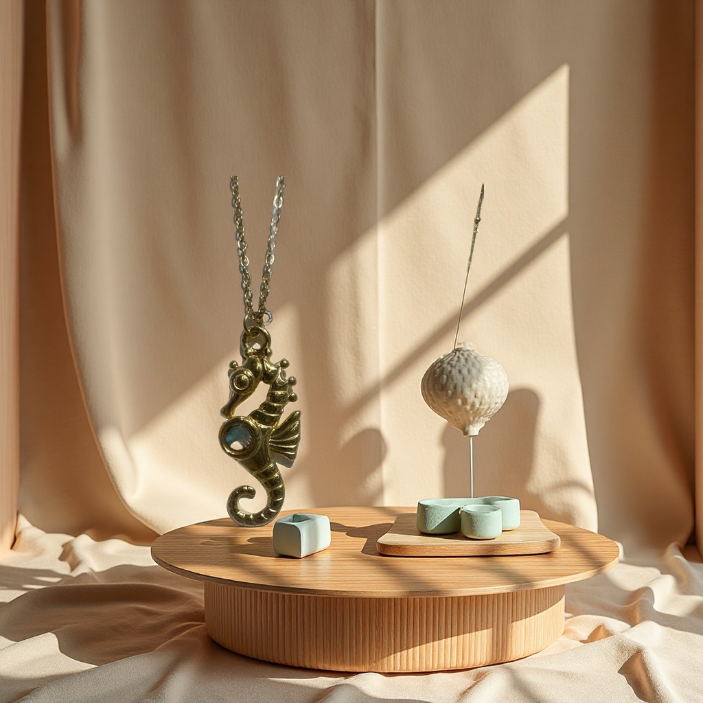 海洋系列创意设计不锈钢项链 男女通用潮流饰品简约百搭礼物钛金项链项链