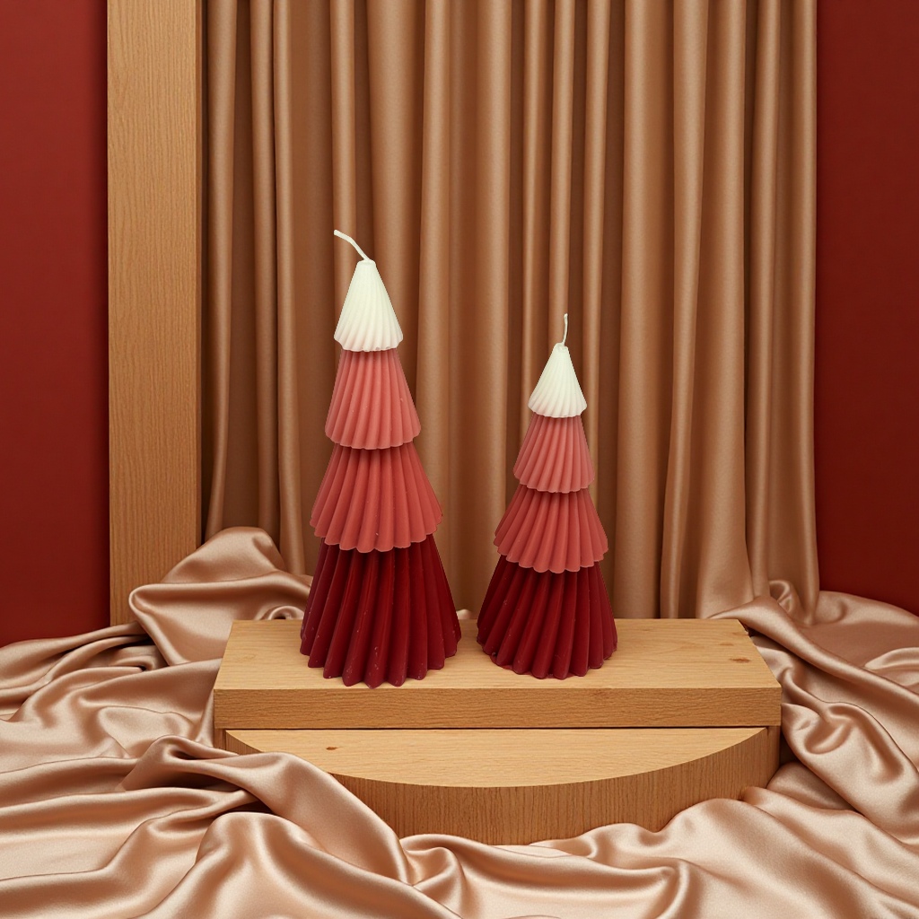 圣诞香薰蜡烛节日氛围礼品天然植物精油手工制作家居装饰