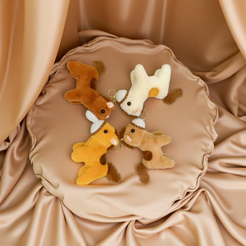 创意标题：  
可爱毛绒挂件 包包吊坠 时尚萌趣装饰 多用途创意礼物细节图