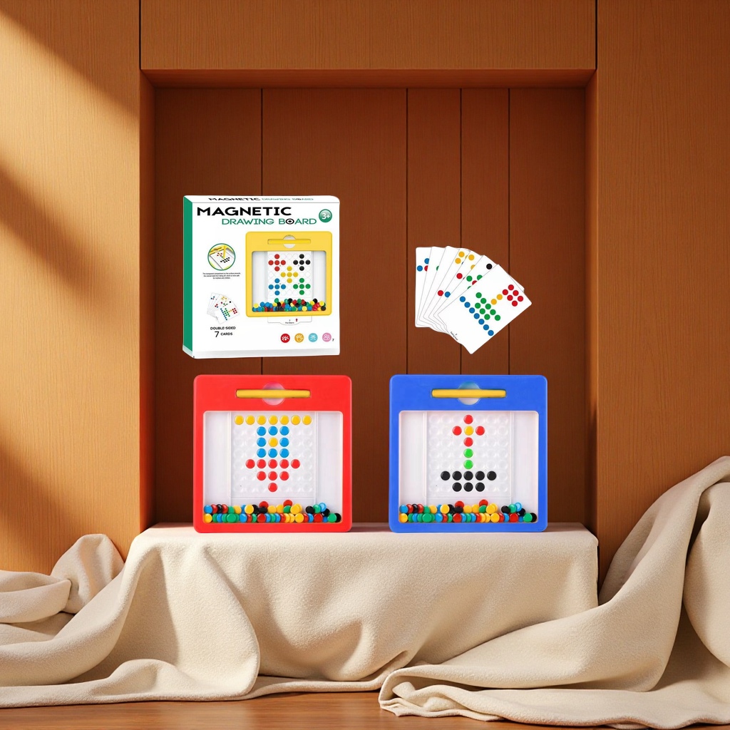 儿童磁性运笔玩具 DIY益智小棋子 五子棋早教启蒙智力开发亲子互动桌面游戏儿童玩具产品图