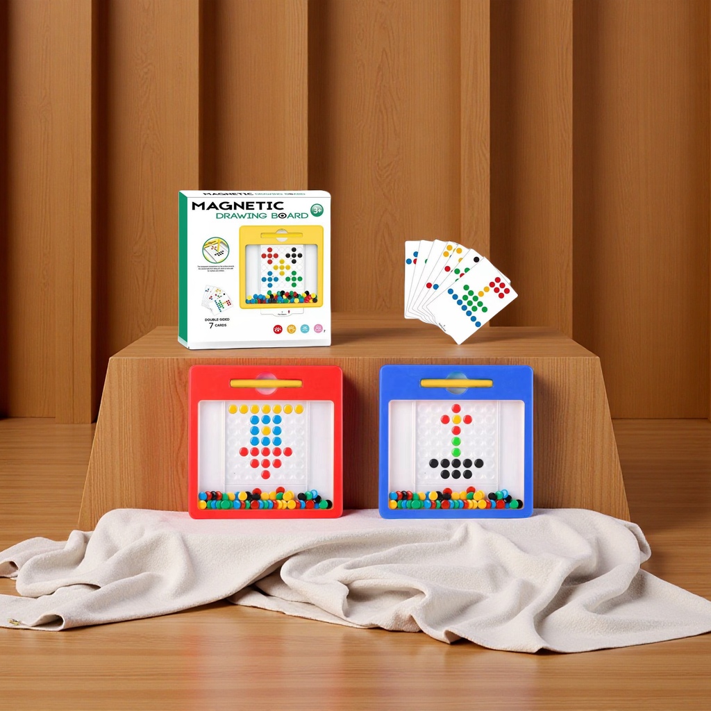 儿童磁性运笔玩具 DIY益智小棋子 五子棋早教启蒙智力开发亲子互动桌面游戏儿童玩具细节图