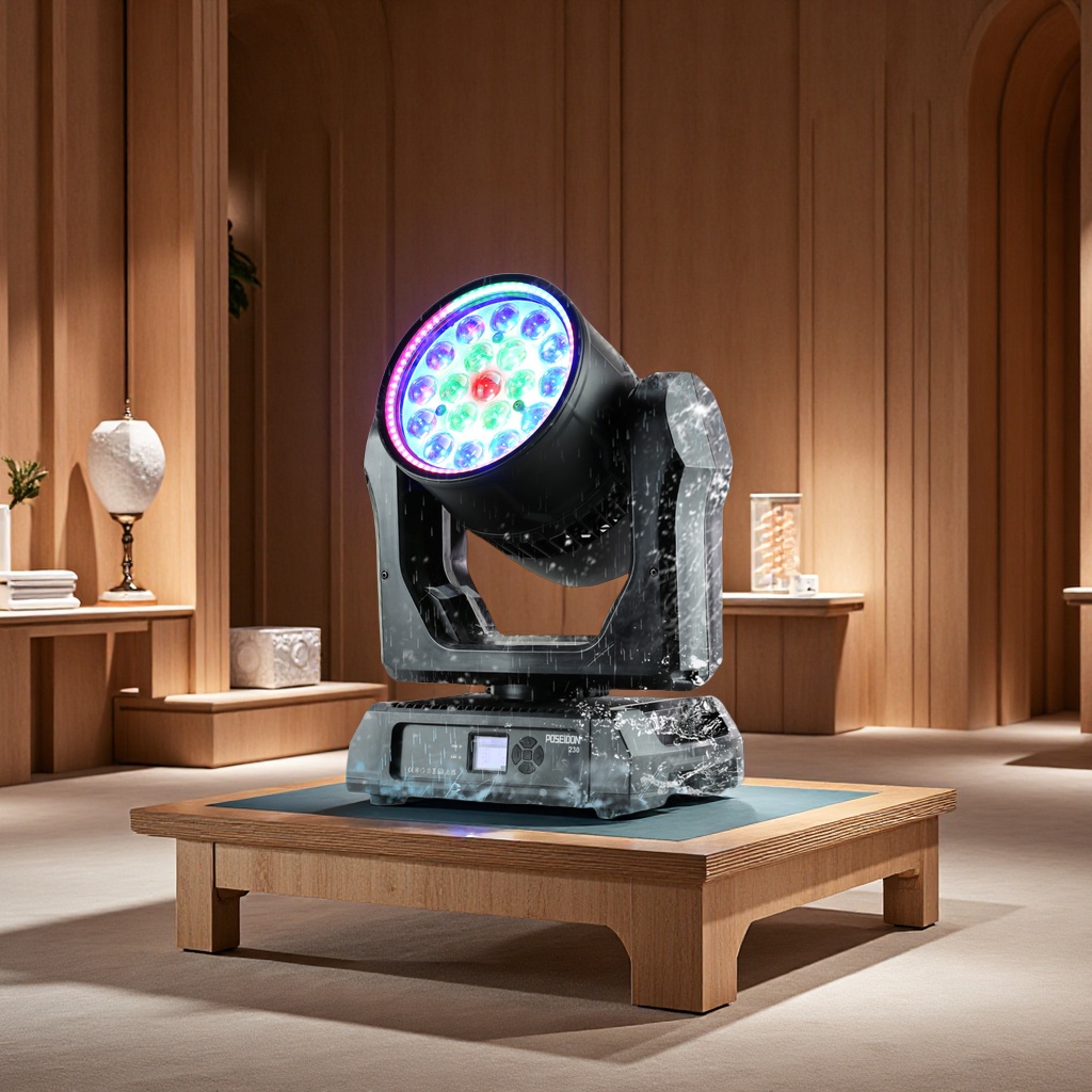 户外防水揺头调焦染色灯 舞台灯光设备 多功能高亮LED灯