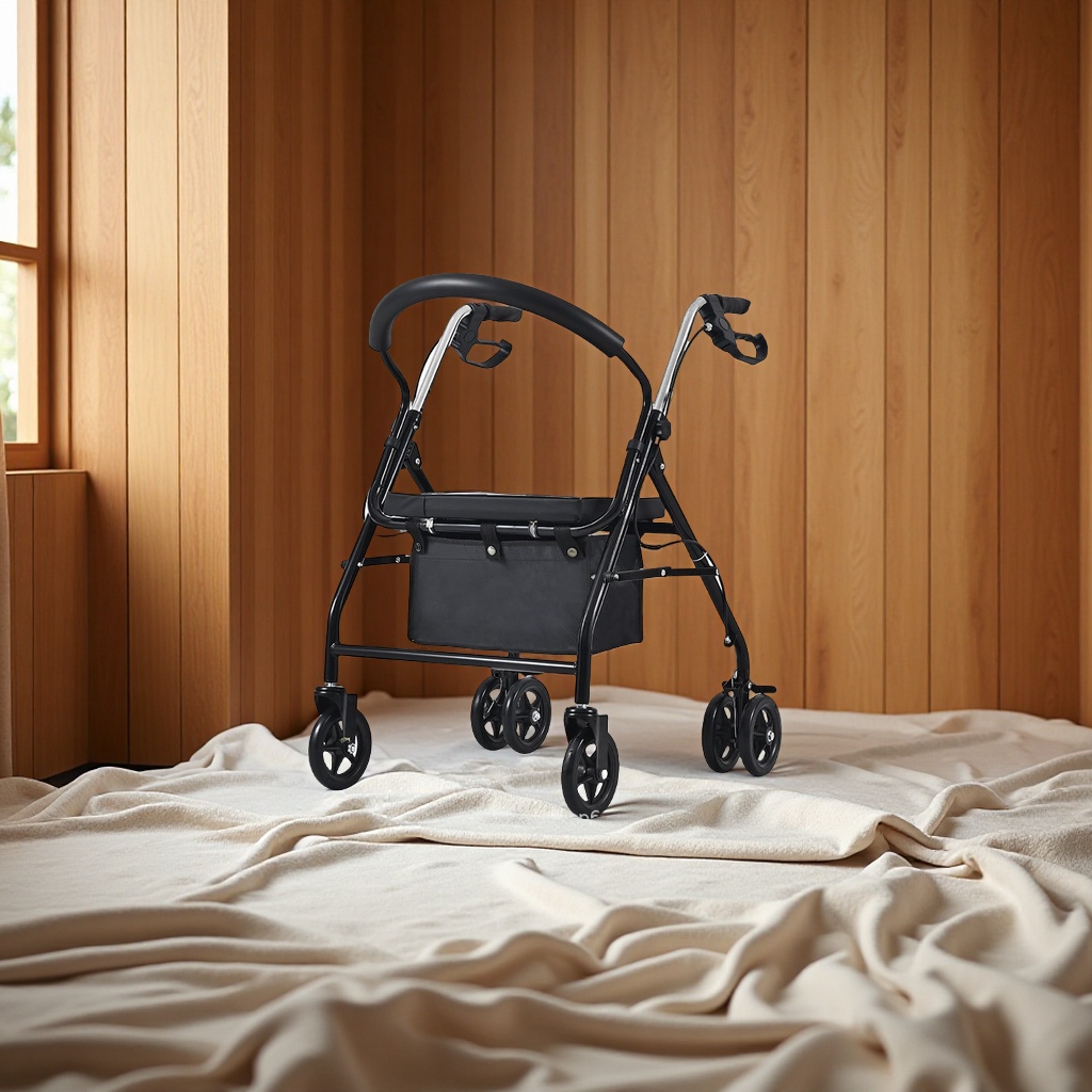 可折叠带轮朔料箱/折叠拉杆箱/摆摊车/折叠收纳车/拉杆车小拉车白底实物图