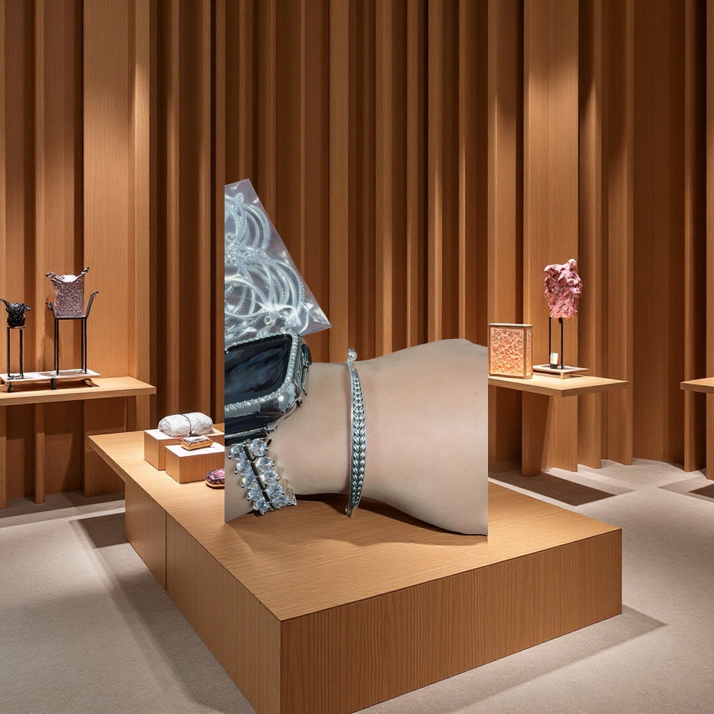 麦穗半镯简约设计手镯女款 时尚百搭气质饰品 个性潮流礼物