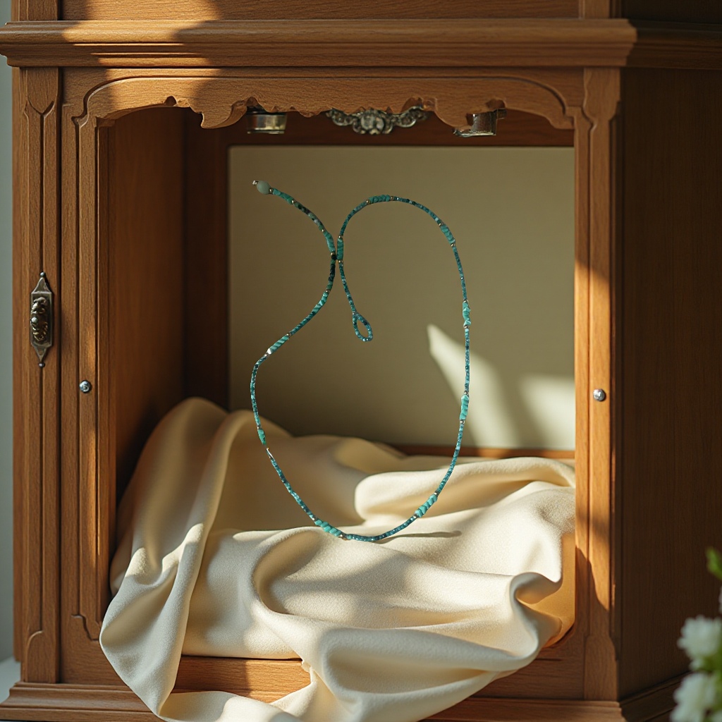 Luxury fashion accessory necklace 925 silver jewelry sand gold large necklace, trendy accessory, versatile design Application Scenario