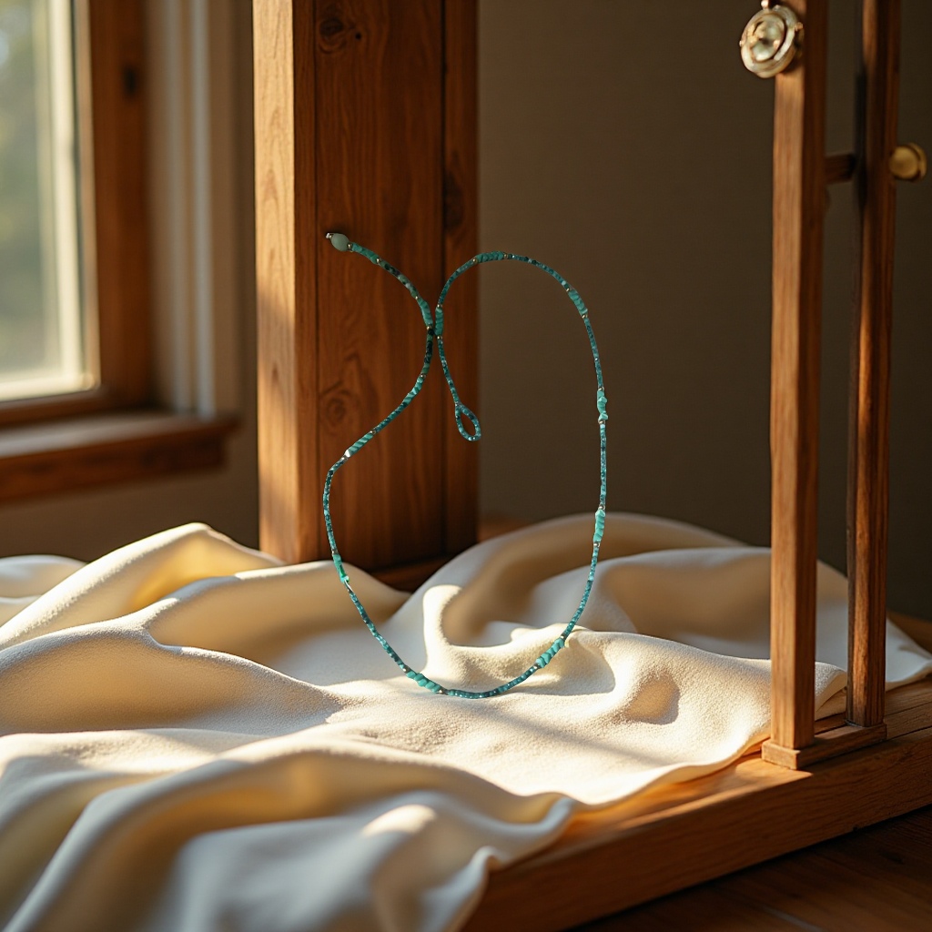 Luxury fashion accessory necklace 925 silver jewelry sand gold large necklace, trendy accessory, versatile design Specification image