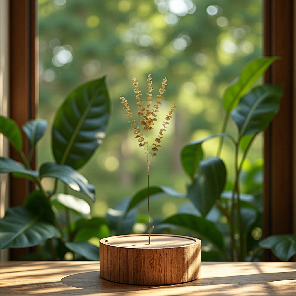 创意标题：  
手工制作植物标本干花摆件自然风装饰艺术礼品创意家居桌面装饰