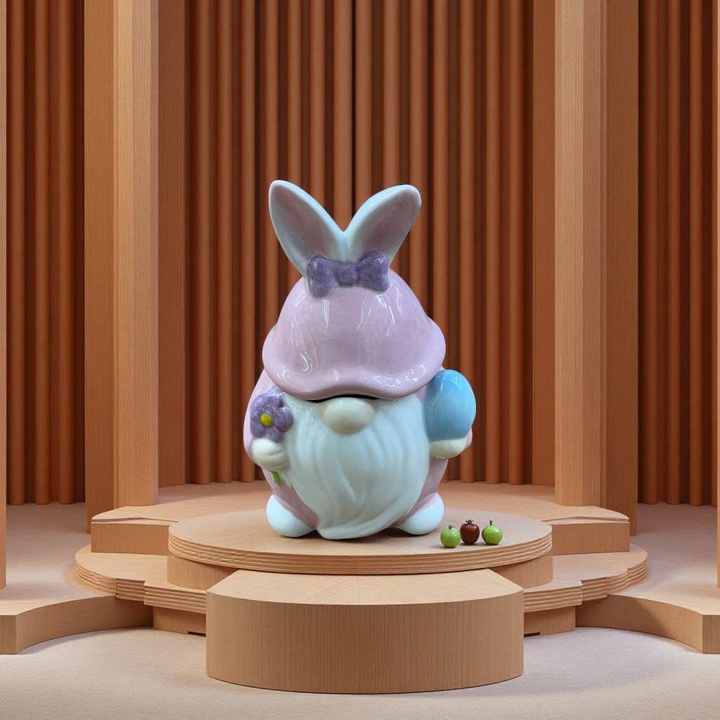 Christmas ceramic pepper bottle, cookie jar, creative kitchen seasoning jar, holiday decoration storage jar details Picture