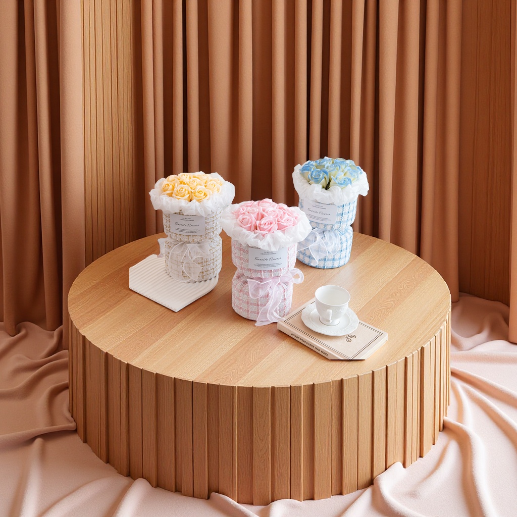 韩式清新手捧花 婚礼庆典用花 创意浪漫花束 送礼优选细节图