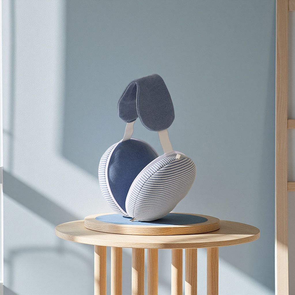 多功能PP棉U型枕遮光睡眠眼罩二合一午休枕旅行颈枕趴睡飞机枕头产品图