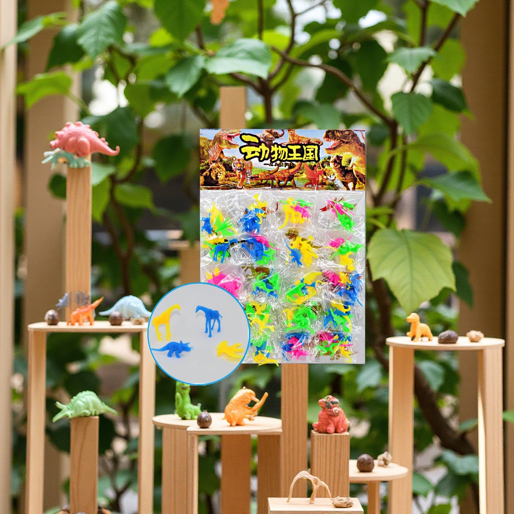 新款仿真彩色动物恐龙公仔小吊板 小学生趣味吊板玩具 创意礼品