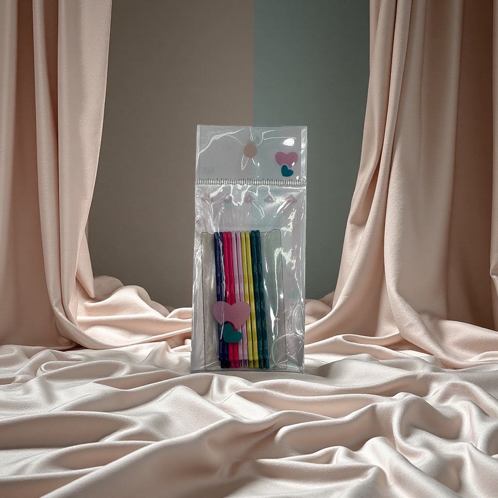 彩色一字夹5.5cm 发饰头饰简约百搭少女刘海夹固定夹