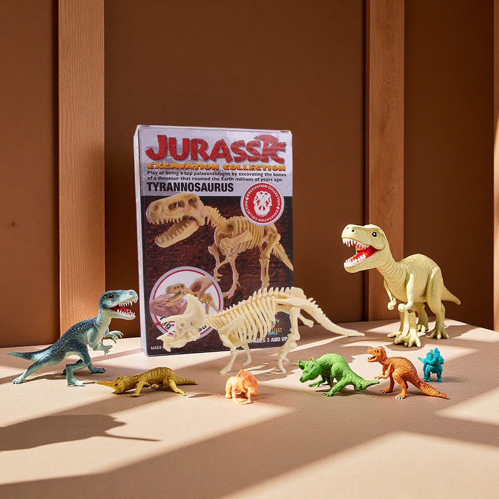 The factory's direct sales of creative and assemblable archaeological toys, dinosaur toys, children's educational simulation excavation, and science and education stalls are selling well Item Picture