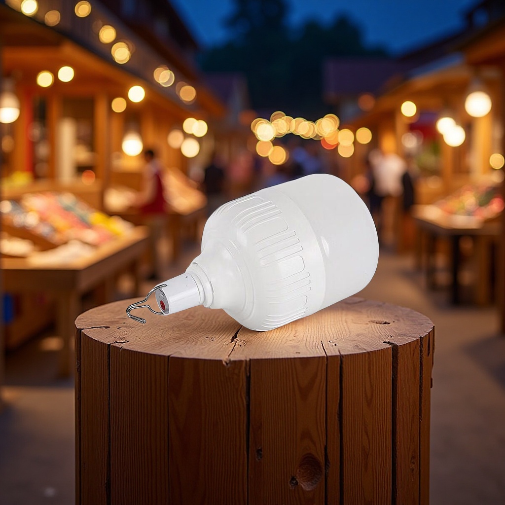 极光橙LED球泡灯usb充电灯泡户外夜市摆地摊灯家用停电应急高富帅详情图3