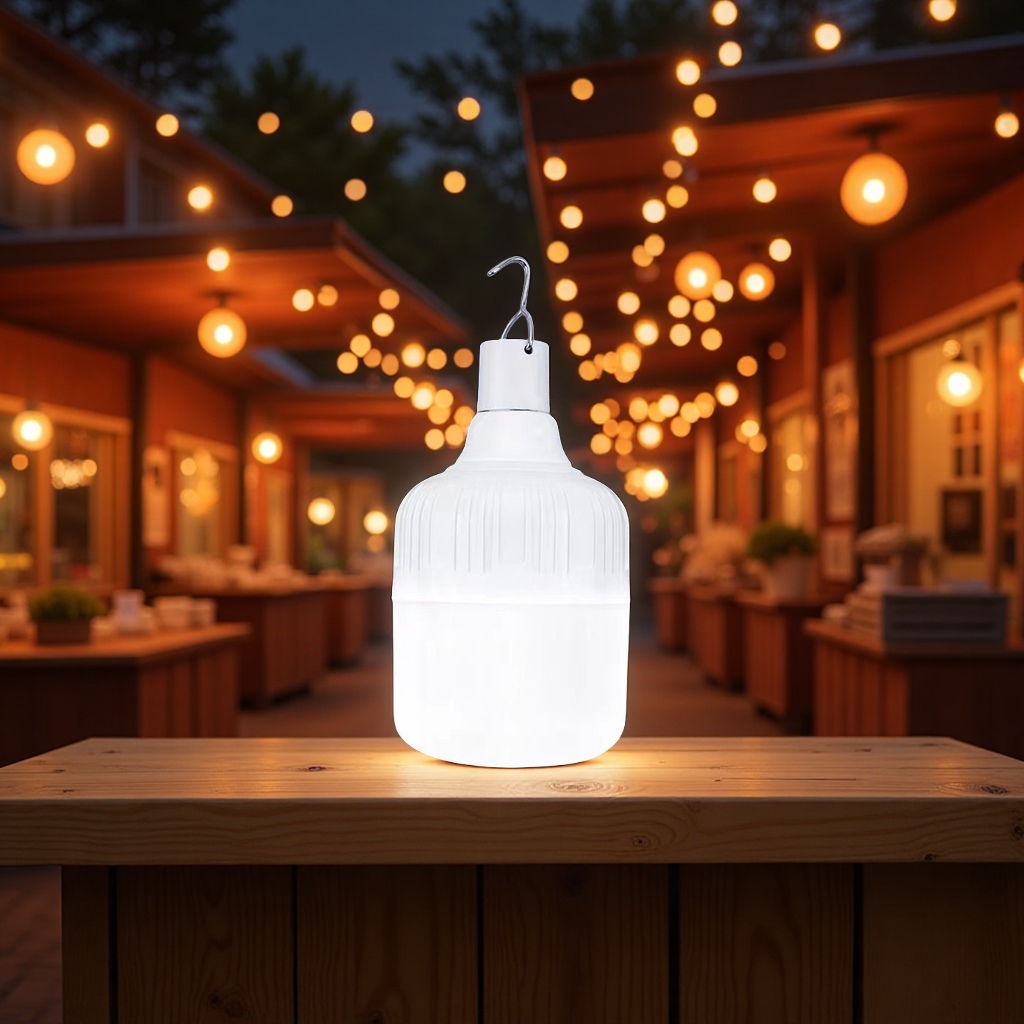 Aurora Orange LED bulb light, USB charging emergency light, outdoor night market stall light, household power outage lighting light