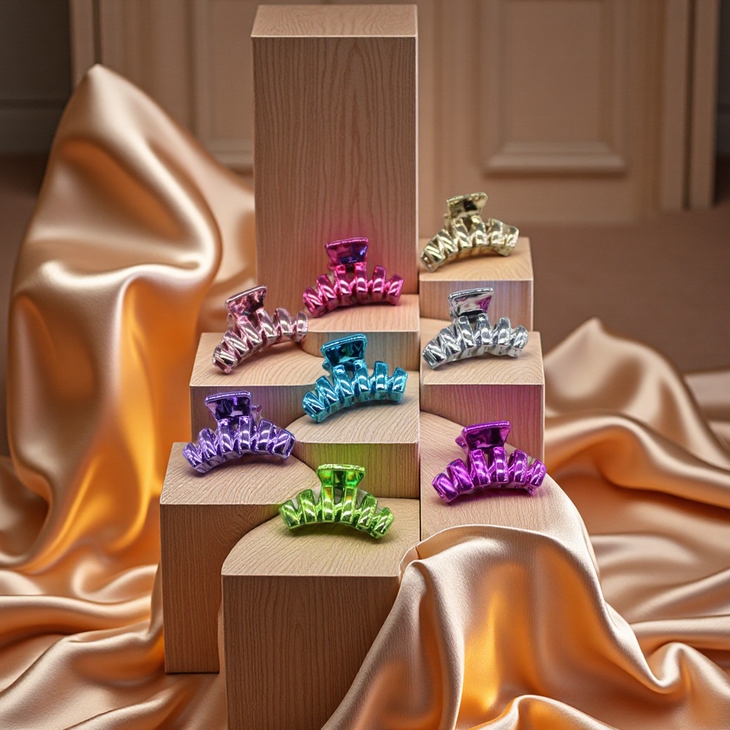 韩式简约风小爪夹 女士发饰抓夹 轻便耐用百搭款产品图