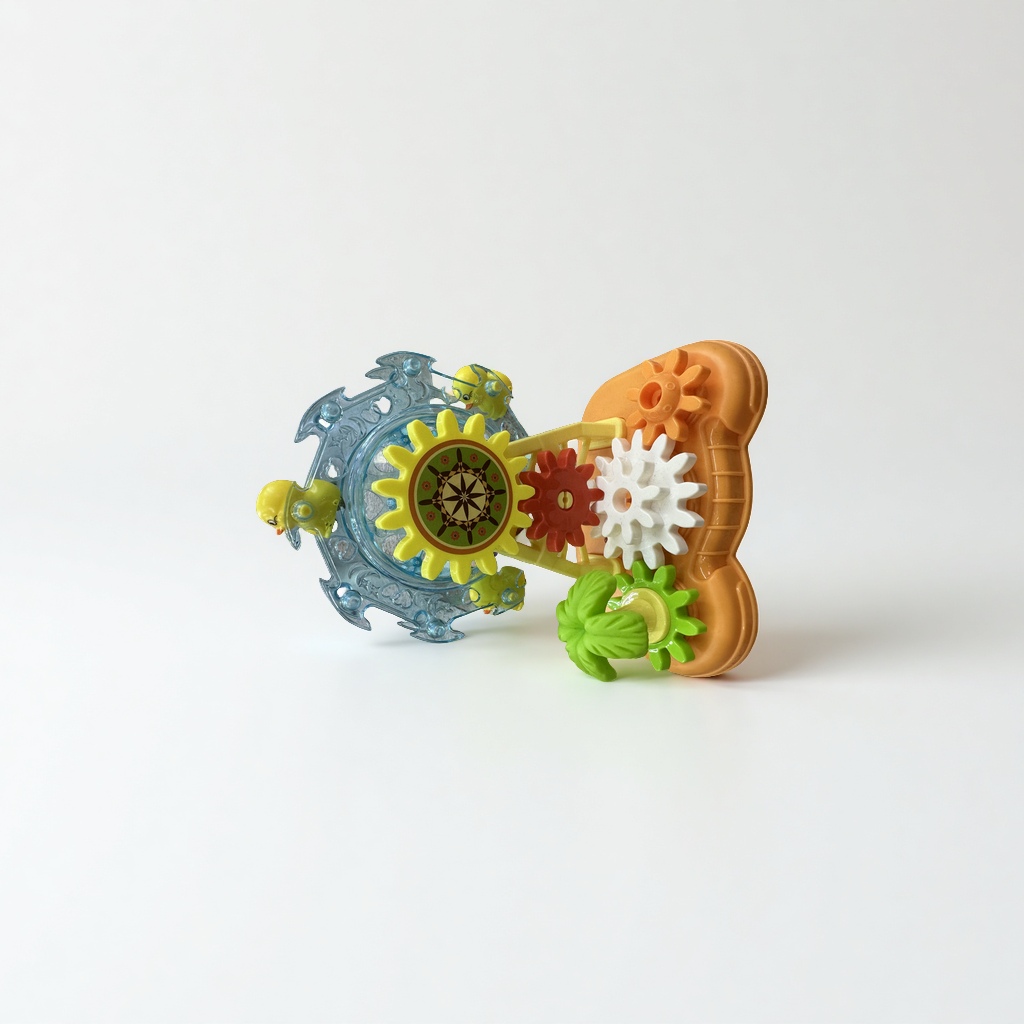 电动小黄鸭摩天轮儿童益智玩具 可旋转音乐灯光互动趣味礼物儿童玩具详情图2