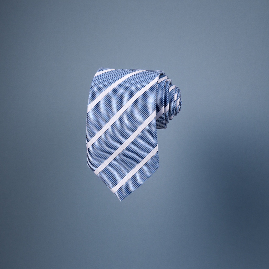 领带/提花领带/男士配件/领带领结/领带学生短款学院风白底实物图