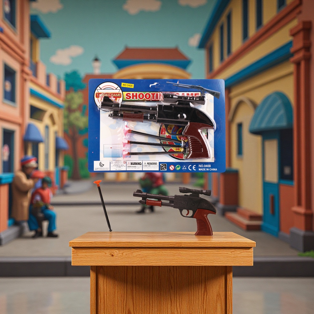 针枪吸盘枪软弹枪警察套装枪发射器弹射枪射击套装儿童仿真兵器吸盘包装运动娱乐