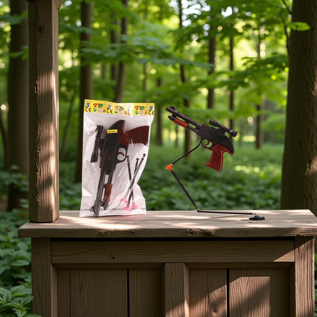 针枪吸盘抢软弹抢警察套装枪发射器弹射抢射击抢套装儿童仿真兵器吸盘包装运动复合弓比赛用弓箭迷你飞镖靶纸套装精准射击训练用品