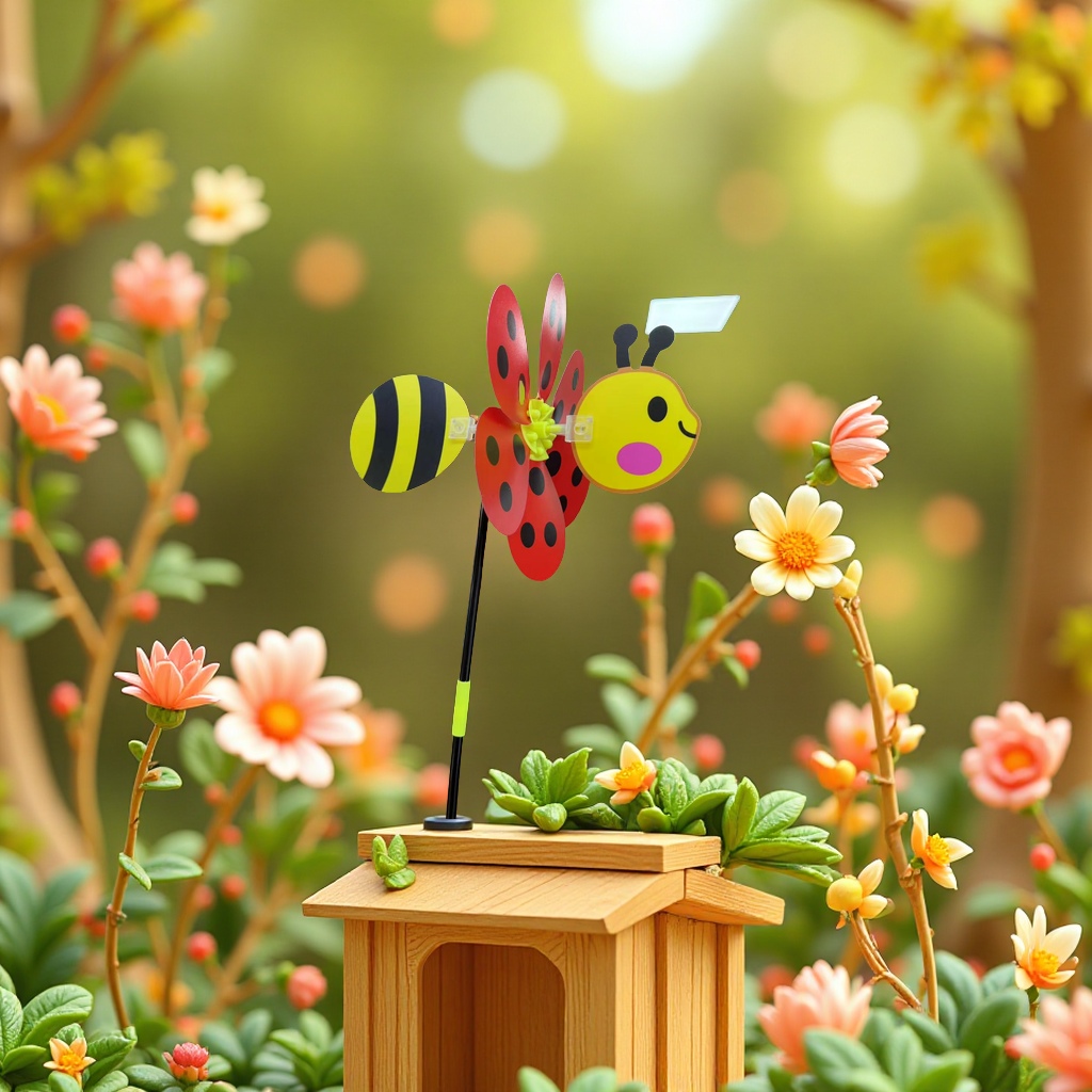 Children's wrist elastic ball windmill, small windmill toy, wrist ball, fun sports and educational children's toy details Picture