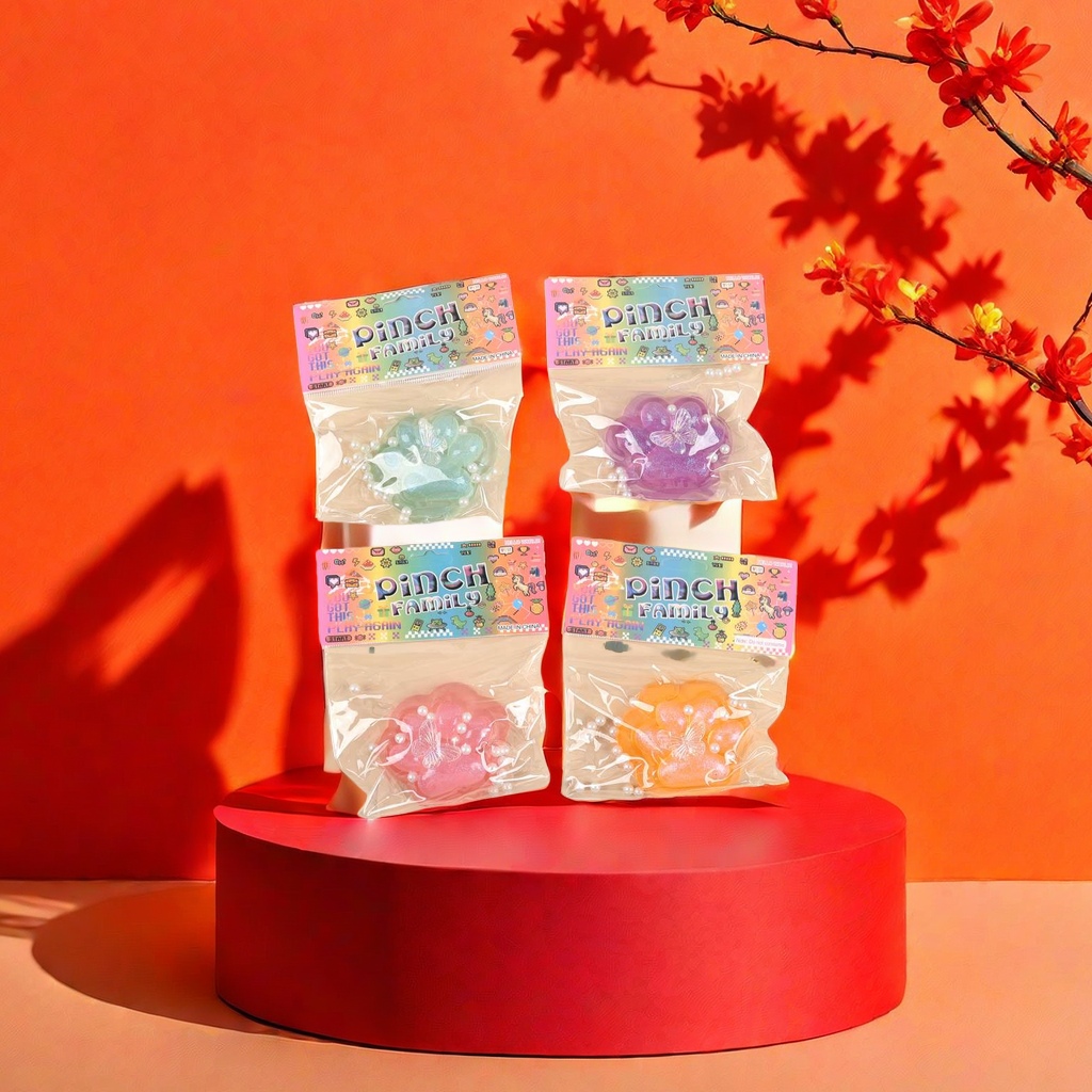 水晶猫爪造型摆件 创意透明装饰品 可爱桌面礼物 家居装饰