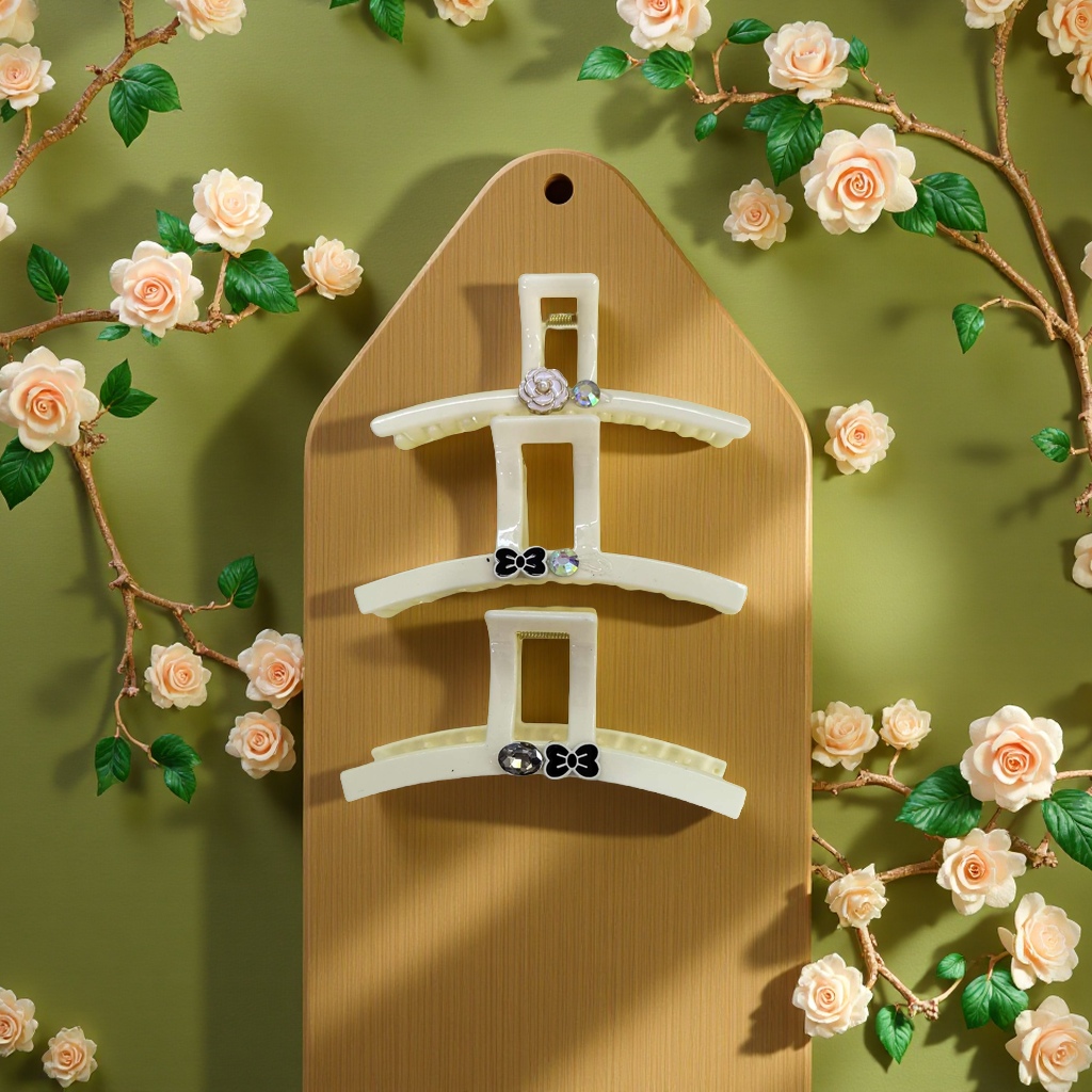 柠檬清新发绳发夹套装 时尚发饰用品 多功能便捷造型助手