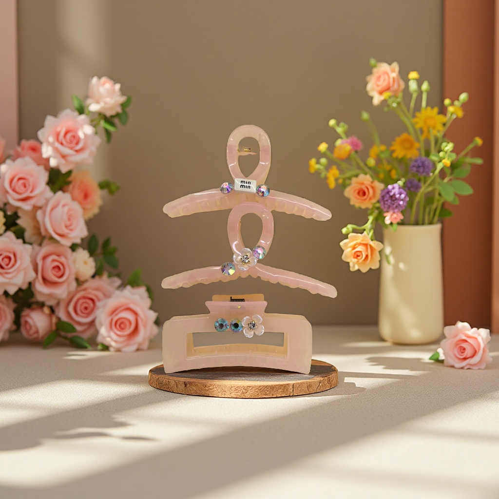 柠檬清新风格发绳发夹用品 多功能发饰套装 女士头饰