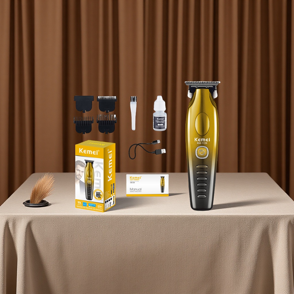 科美高转速电动理发器 USB快充长续航 专业电推剪油头雕刻电推子