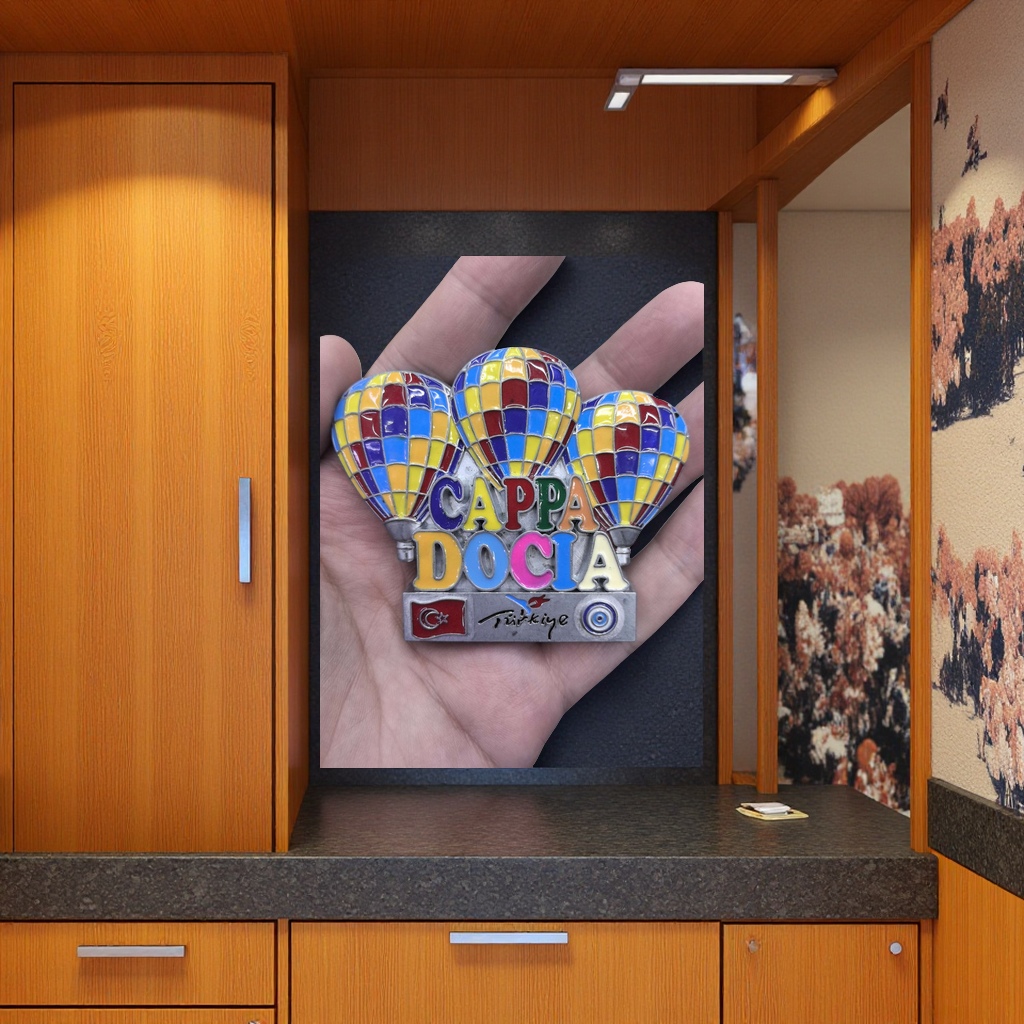 玩具土耳其旅游纪念送礼品冰箱贴伊斯坦布尔卡帕多奇亚热气球安塔利亚细节图