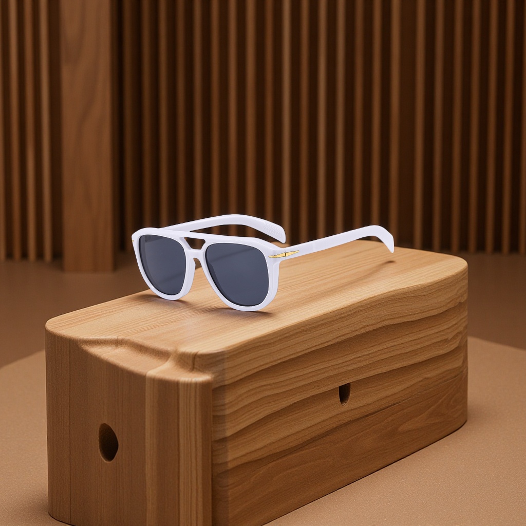 新款双梁欧美时尚太阳镜男潮蛤蟆镜ins平光镜跨境墨镜sunglasses