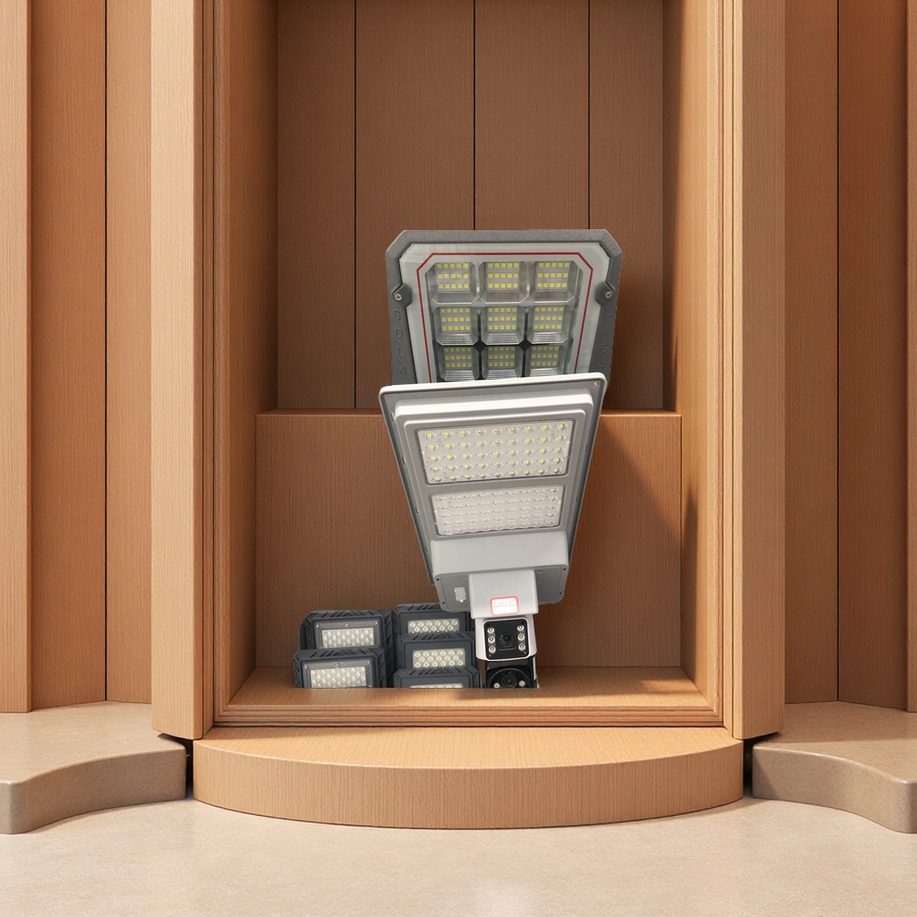 太阳能无线监控摄像头 户外防水高清夜视远程智能家用设备